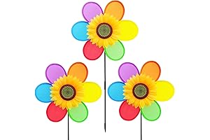 Sunflower Pinwheels Outdoor Wind Spinners