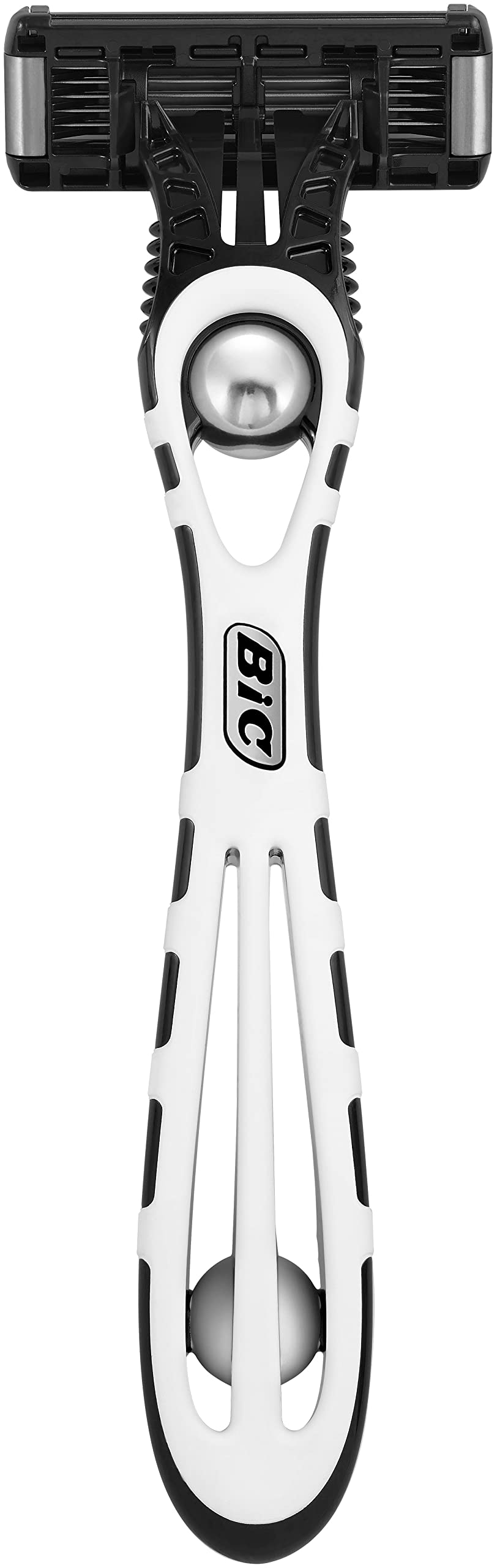 BIC Flex 5 Rasoi Usa e Getta da Uomo, Confezione da 2 Pacchi da 3 Pezzi, 5 Lame Mobili, Testina Snodabile, Rasatura Ultra Precisa