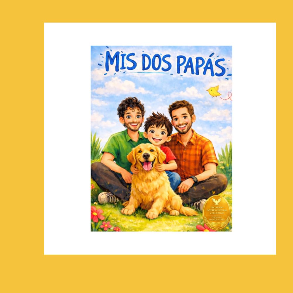 Mis dos papás: Una historia sobre la diversidad de familias y el amor en todas sus formas.