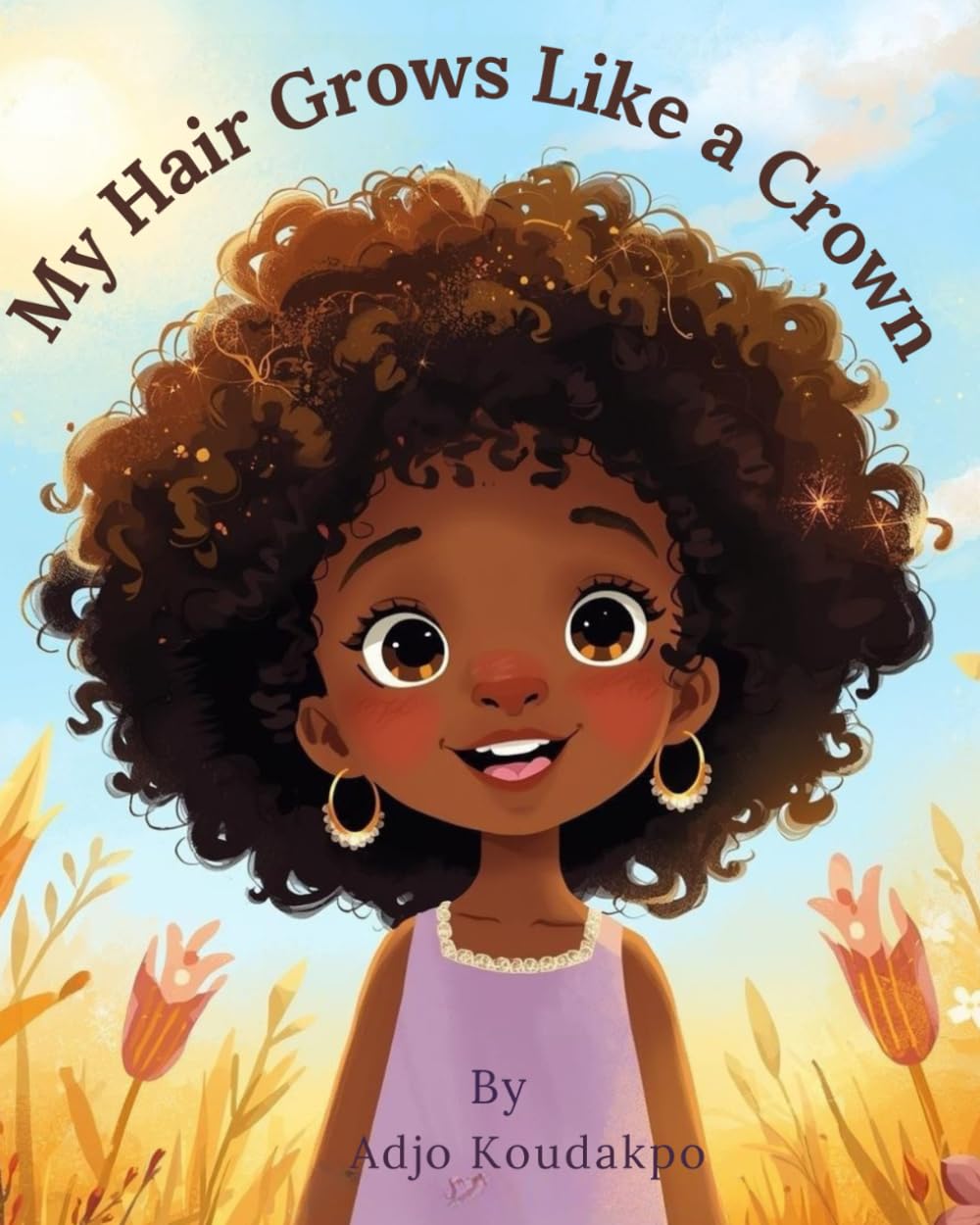 My Hair Grows Like a Crown: A Story About Curls, Confidence, and Magic