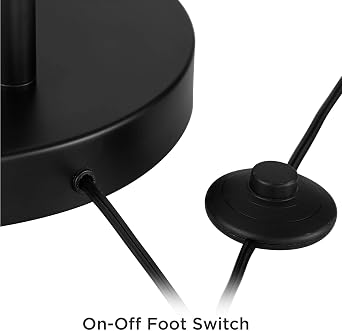 360 Lighting Cora 72 Tall Black Finish Modern Arc Floor Lamp