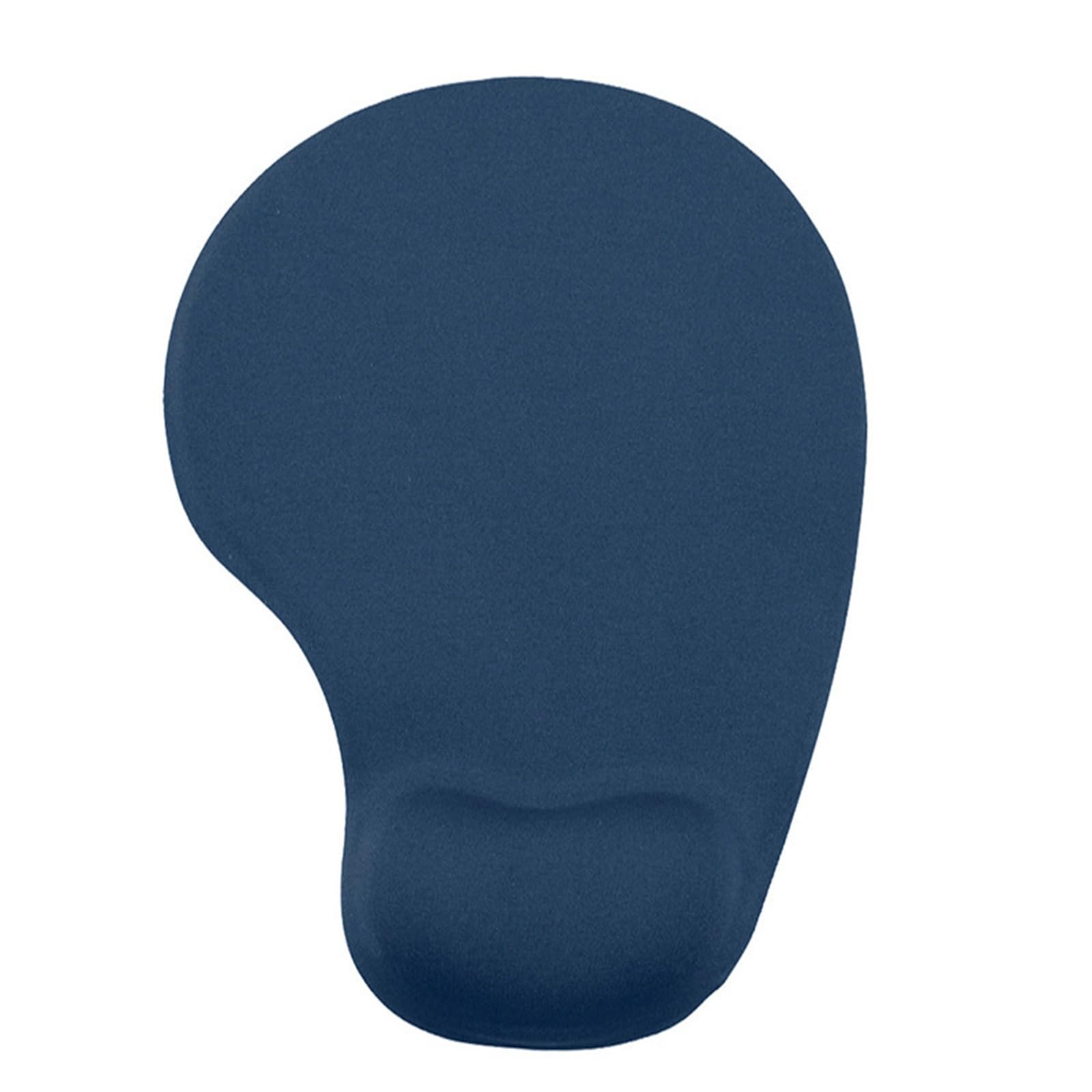 Poggiapolsi Mouse in Gel Ergonomico Antiscivolo Silicone | For Ufficio Gaming, Cuscino Morbido for PC Portatile(Dark blue)