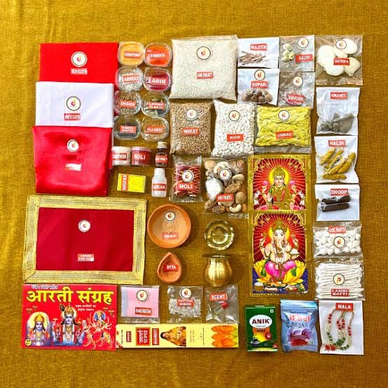 Buy Hawan Pooja Samagri Hindu Pooja Divine Hindu poojan kit Laxmi ji