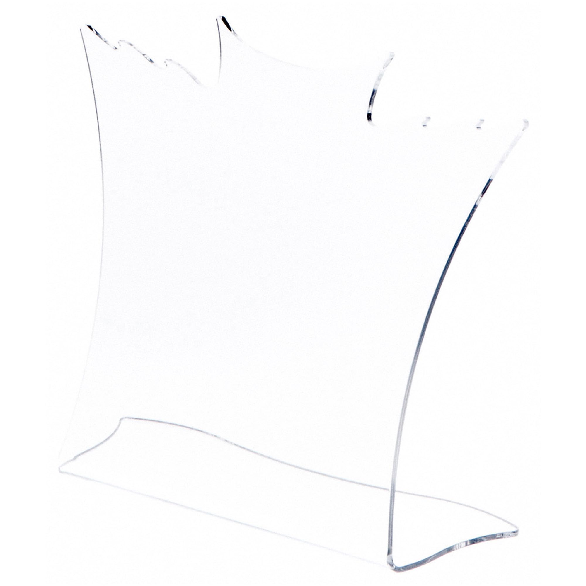 Plymor Clear Acrylic Winged Necklace Display Stand, 8.5