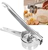Orret Home Stainless Steel Mashed Potatoes Press, 3 in 1 Manual Fruit and Vegetable Press, Potato and Vegetable Crusher for Versatile Use in the Kitchen