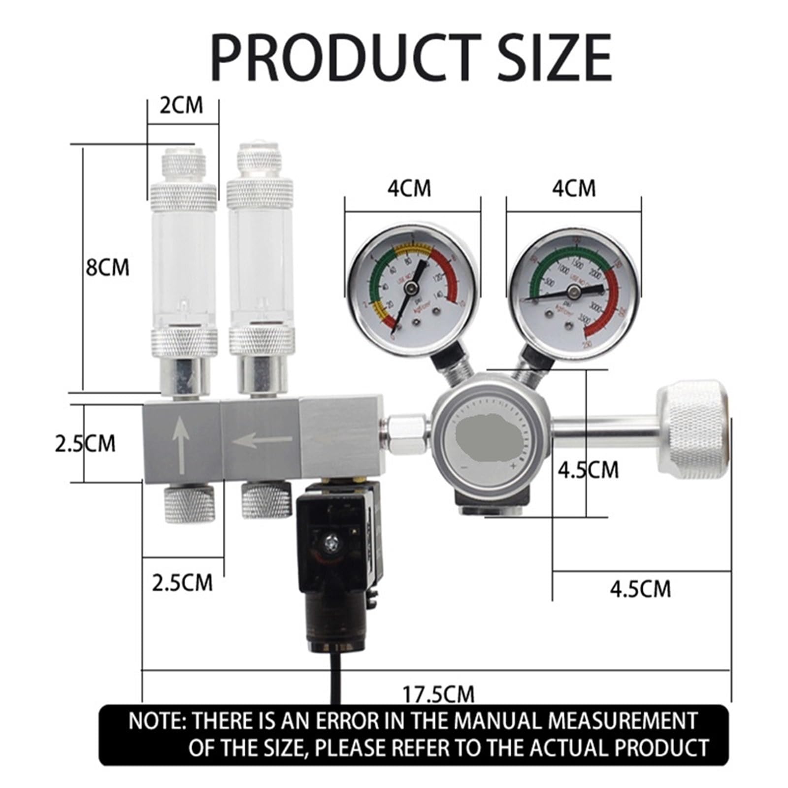 Régulateur de CO2 for Aquarium, compteur à bulles, électrovanne, contrôle du, réservoir poisson, valve réduction(1,100-240V-W21.8)