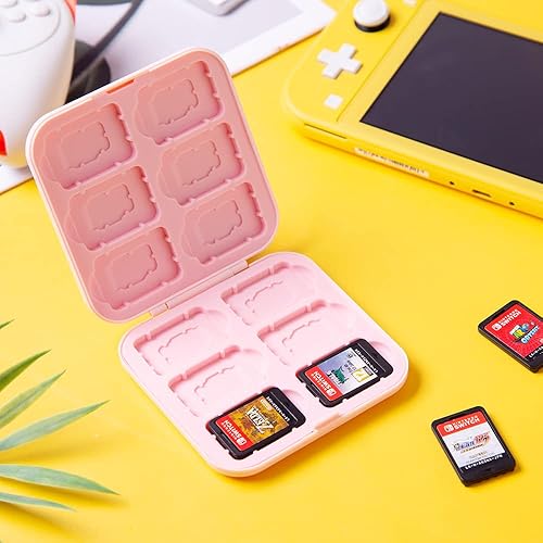 Miniatura 6 de PERFECTSIGHT Switch Game Card Case for Nintendo Switch Lite Switch OLED Cute Kawaii Portable Thin Compact Hard Shell Case Protective Shockproof