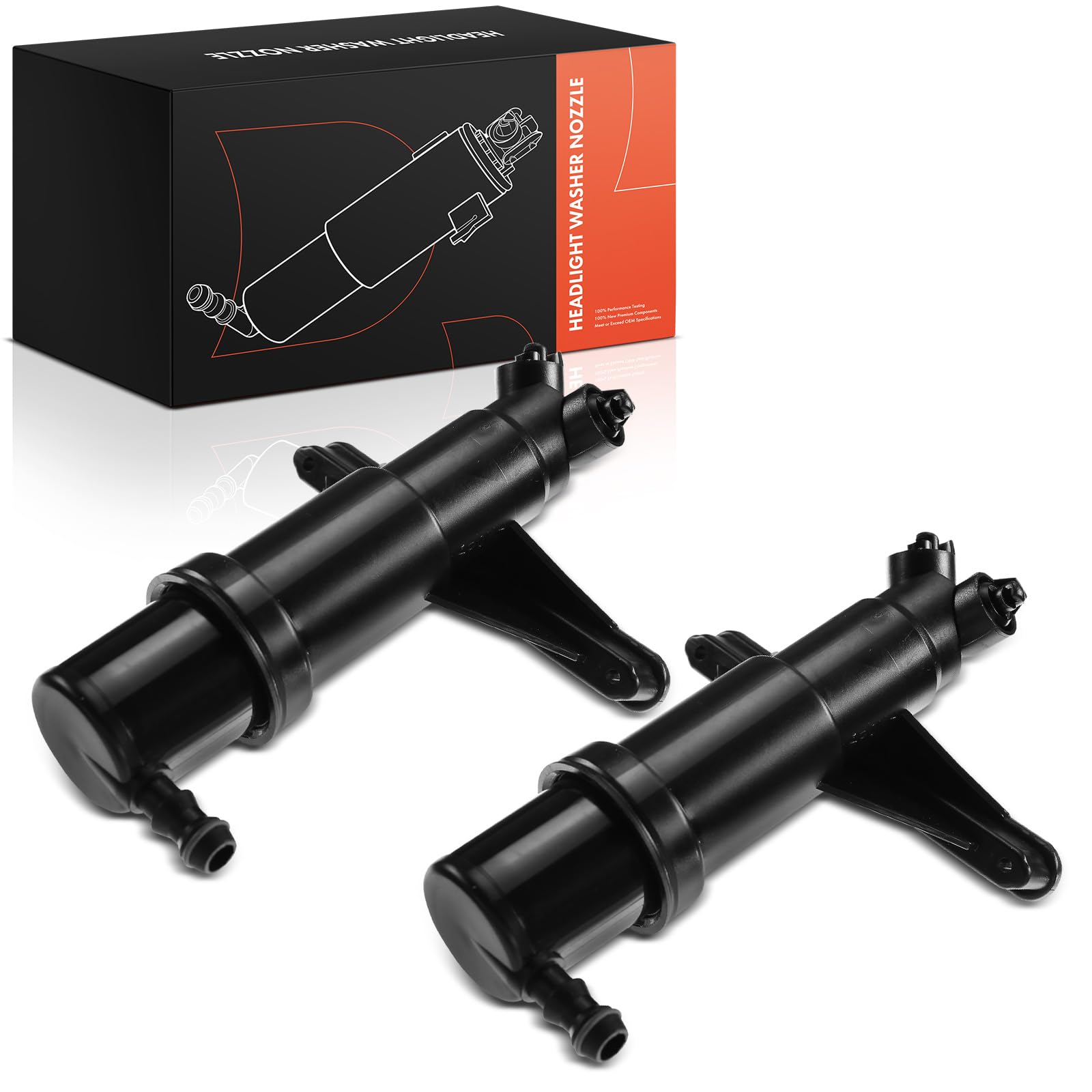 Frankberg 2x Ugello lavafari Compatibile con Serie 5 Touring E61 Serie 5 E60