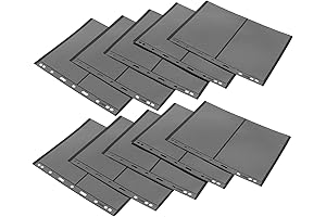 10 Pieces Stamp Stockbook Premium Quality Hign Clarity Loose Leaf Stamp Collection...