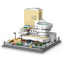 Architecture Series Spiral Modern Art Museum Building Set, 902 PCS