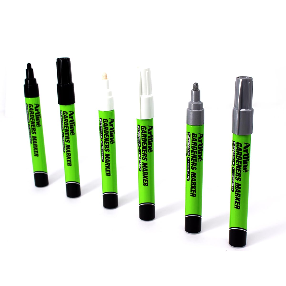 400XF Paint Markers For Wood, Plastic, Metal, And Canvas, Permanent Markers For Outdoor/Indoor Applications, Opaque Paint Markers With 2.3 Mm Bullet Tip – Black, Pack Of 12 – Ishmal Ventures LLC