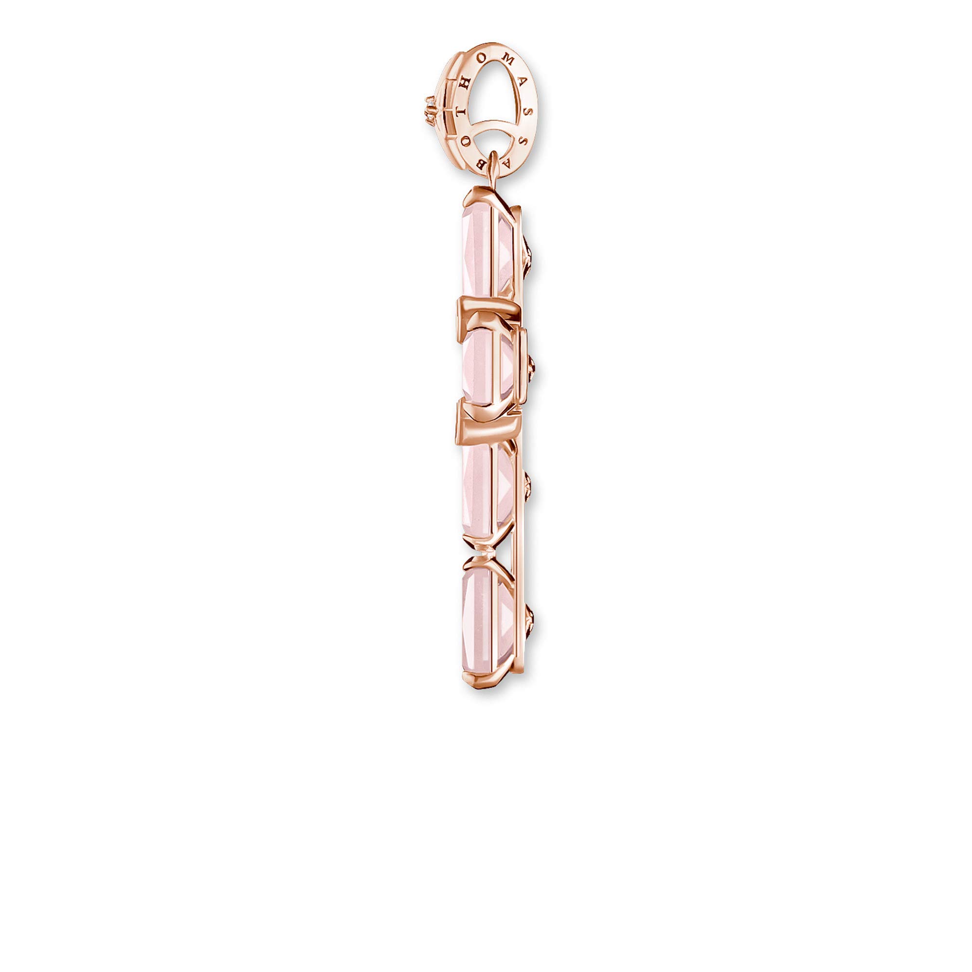 THOMAS SABO Kreuz rosa Steine mit Stern PE890-417-9 Anhänger