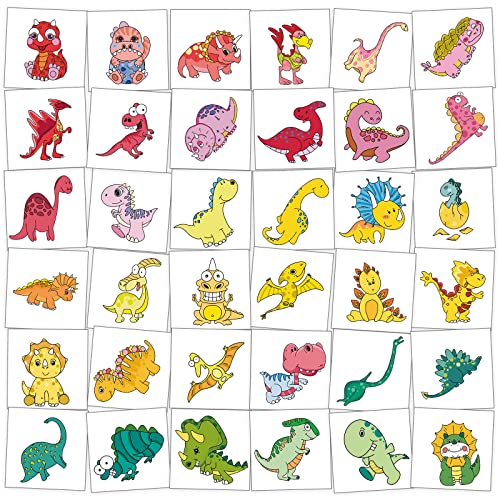 Metker Dinosaurs Kids Waterproof Temporary Tattoo Stickers,140Pcs Temporary Tattoo Toys For Children's,Suitable For Birthday Parties,Group Activities,Kid Goody Bag Stuffers Party Bag Fillers #TOP2