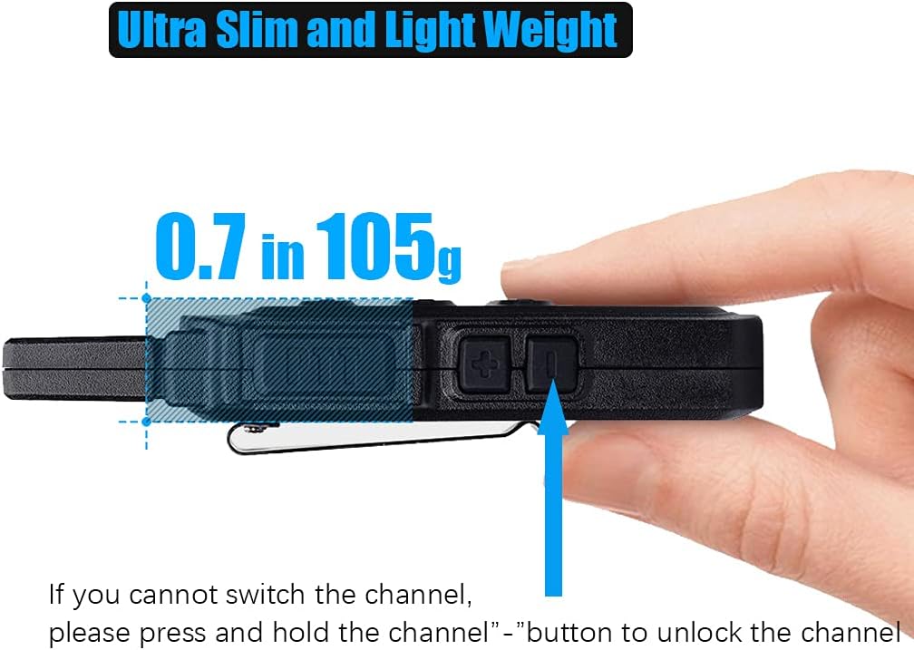 Onе-Dау Sаlе: Uр tо 50% оƒƒ Retevis RT19 Ultra-Slim Two Way Radios,Portable FRS Walkie Talkies Adults with Earpiece,Rechargeable 1300mAh Battery,Metal Clip,for Security Retail Healthcare(10 Pack)