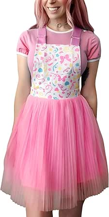 LittleForBig Mujer Algodón Mono Falda Romper