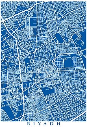 Riyadh Map Print