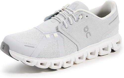 On Men's Cloud 6 Sneakers, Glacier | White, 7.5 Medium US