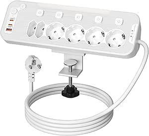 Multipresa In Alluminio 3/5/8 Scomparti Multipresa Commutabile - Foto 7