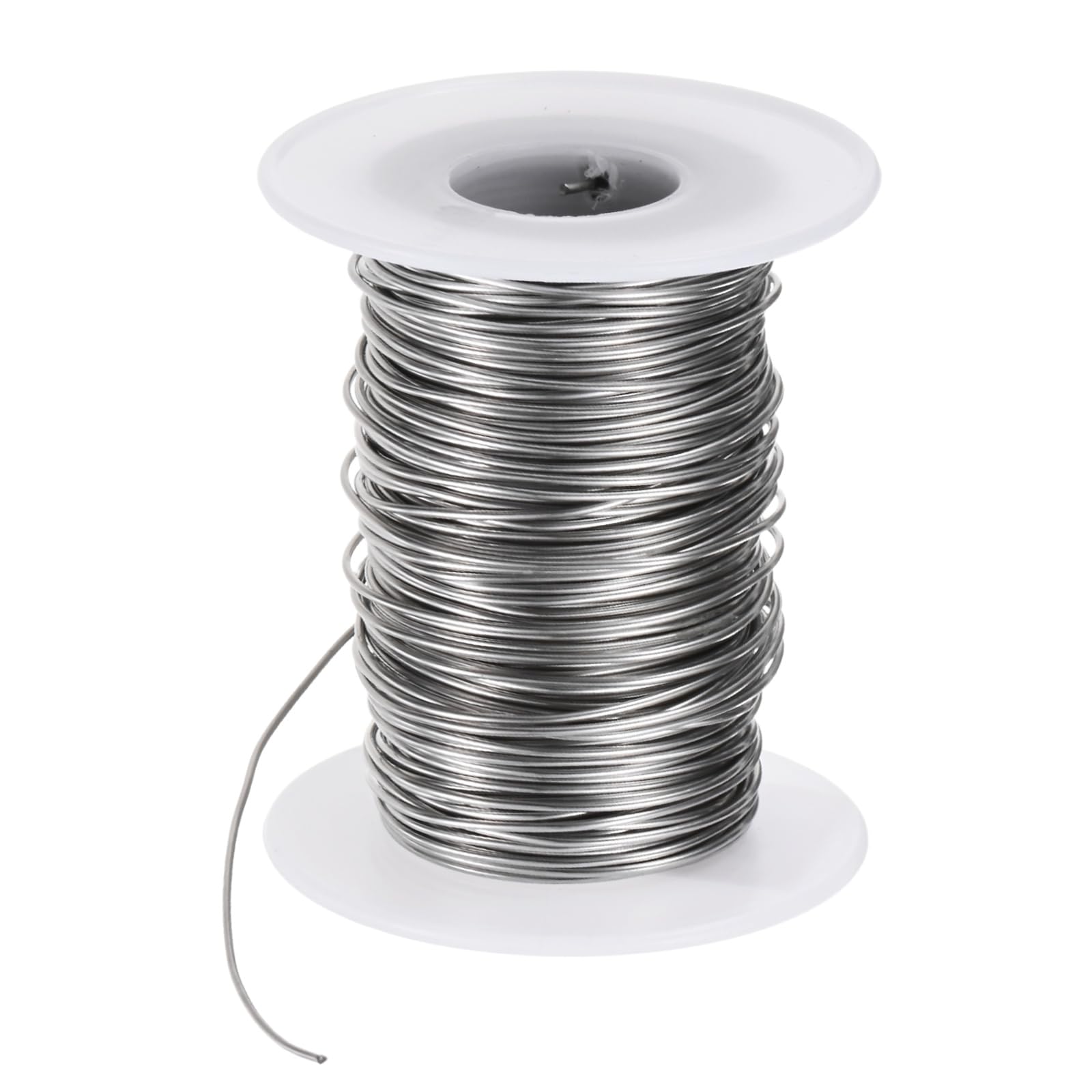 M METERXITY 18 Gauge Stainless Steel Craft Wire, 1.0mm 40m Bendable Floral Snare Wire for Jewelry Making/Sculpting/Armature Crafting/Floral Bonsai/DIY Crafts