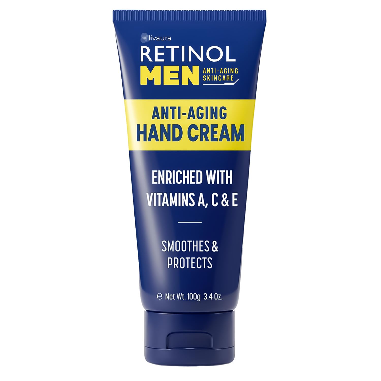 Retinol Anti-Aging Hand Cream – The Original Retinol Brand For Younger Looking Hands –Rich, Velvety Hand Cream Conditions & Protects Skin, Nails & Cuticles (Men's)