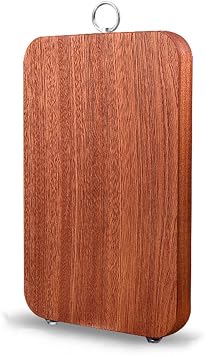 Kitchen Reversible Chopping Board Ebony Cutting Board Rectangular Household Whole Wood Cutting Board with Handle Knife Board for Meat Vegetables45 * 30 * 3cm/17.71 * 11.81 * 1.18inch