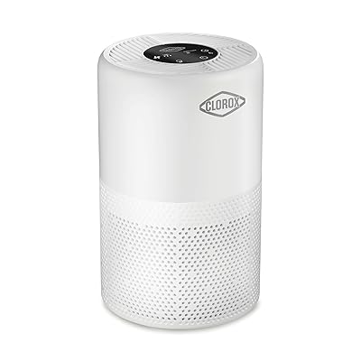 Clorox Turbo Air Purifiers for Home, True HEPA Filter, Quickly Cleans Medium Rooms Up to 1,000 Sq Ft, Reduces 99.9% of Mold, Viruses, Wildfire Smoke, Allergens, Pet Allergies, Dust, Whisper Quiet