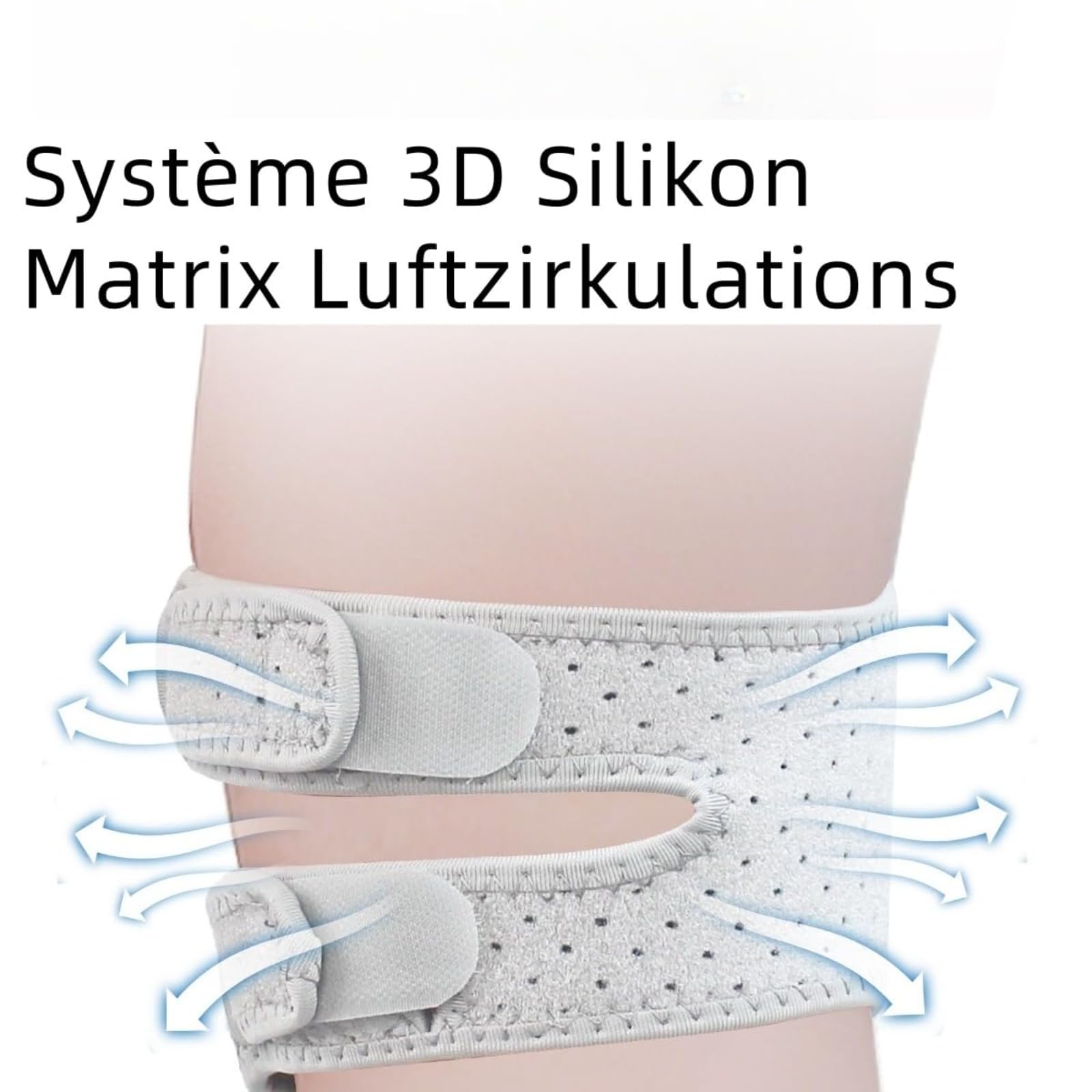 Axenalab Genouillère Rotulienne NeuroGenoux Du Genou Pendant Vos Mouvements Soutien Et Confort Pour Sportifs Pour Course Et TennisArthrite Rotule (Gris)