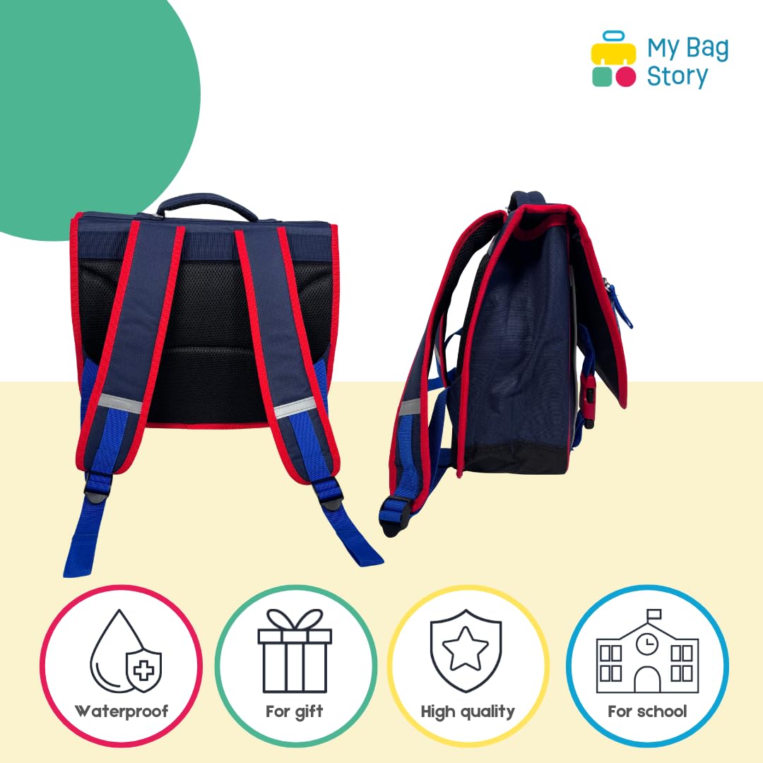 mybagstory | Tornister szkolny | Licencja Sonic | Czerwony 40cm