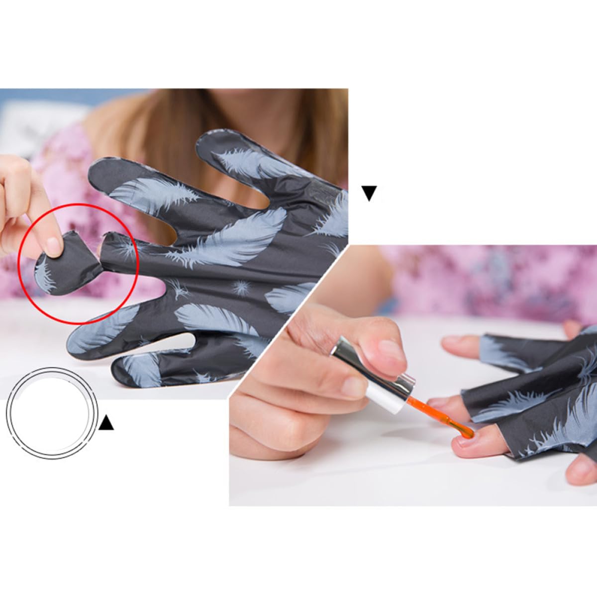 FRCOLOR 3paia Maschera Idratante Esfoliante Per Mani Vulcanica Guanti Sbiancanti Per Manicure Trattamento Antimacchie e Nutriente Per Mani Secche e Screpolate