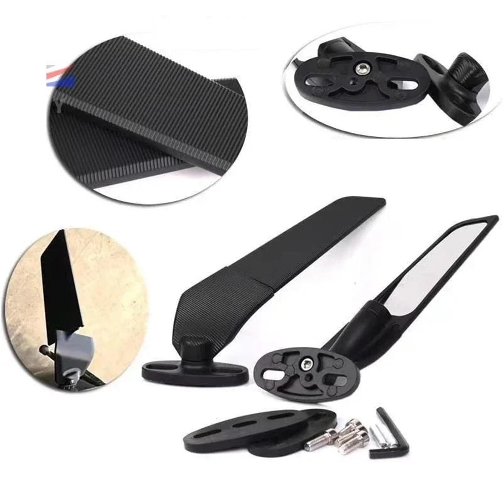 Specchietto Retrovisore Fisso CNC per CBR600RR, CBR1000RR, CBR250RR, CBR 600, 954, 1000 RR, CBR 650R, 500R(D)