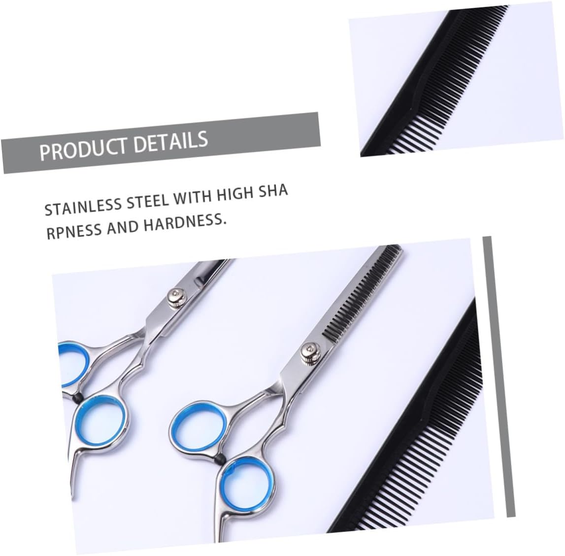 GALPADA 7pcs Hair Cutting Kit Hairdressing Scissors Set Finger Screws Hair Trimming Scissors for Women