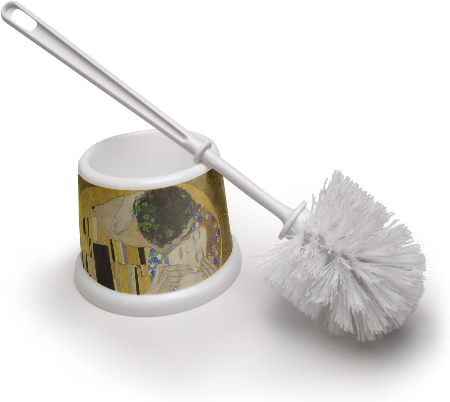 YouCustomizeIt The Kiss (Klimt) - Lovers Toilet Brush