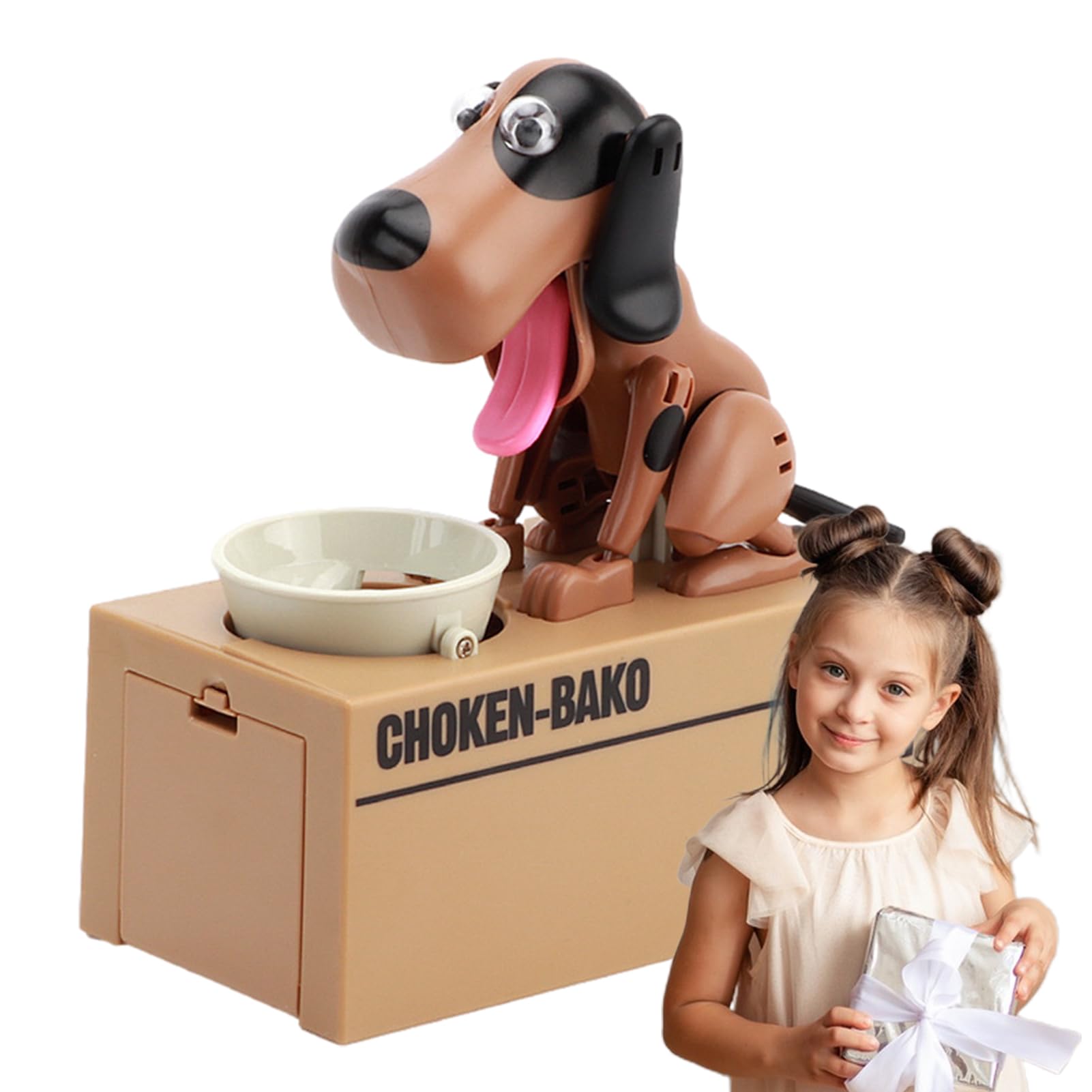 Amazon.co.jp: 犬を食べる貯金箱 - 犬を食べるコイン節約ボックス 