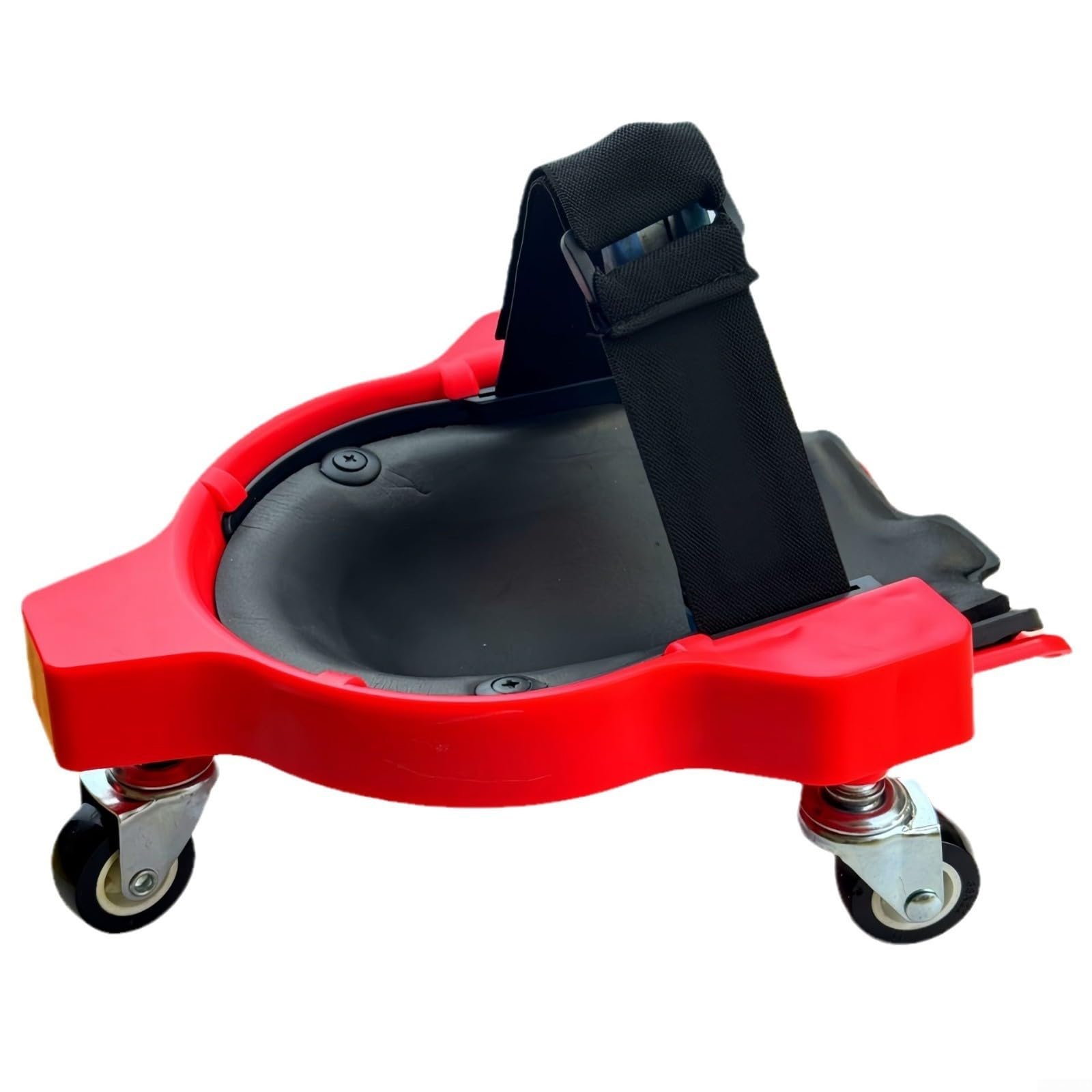 Knieschoner mit Rollen 360° Schwenkbar für Fliesenleger – Rutschfeste Kniepolster aus ABS für Bau & Gartenarbeit – für robuste Knie-Matte 29x23cm