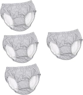 GLEAVI 4 Pçs Fraldas De Enfermagem Anti-Urina Para Homens Descartáveis Pós-Parto Fraldas Masculinas Respiráveis Para Adultos Breves Fraldas De Pano Para Adultos Roupas Íntimas