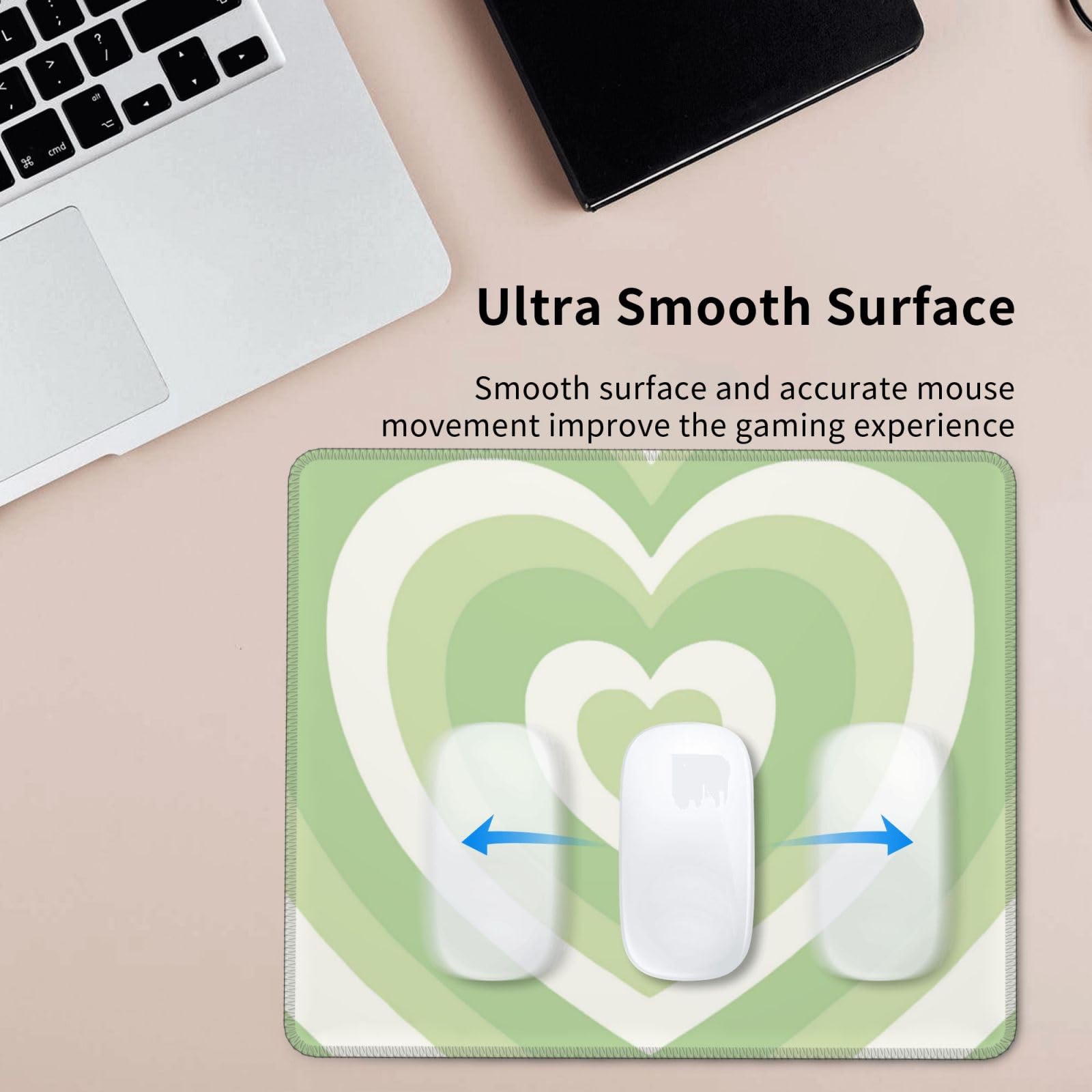 Tappetino Mouse RGB Tappetino Per Mouse Da Gaming Con LED RGB A Cambiamento Colore - Superficie Antiscivolo, Con Porta USB Integrata Mouse Pad LED Cambio Colore - Foto 5