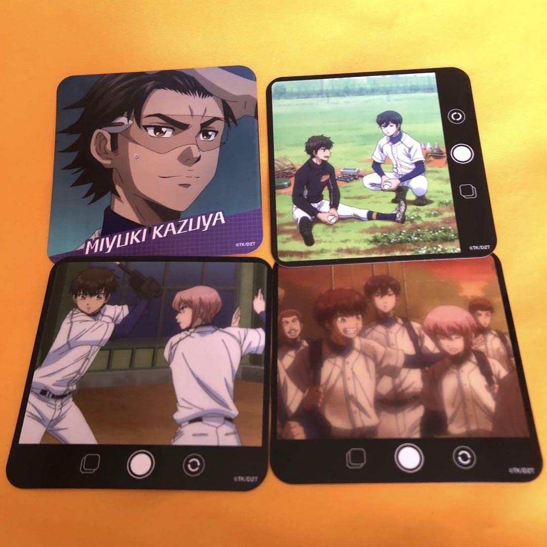 Amazon.co.jp: ダイヤのA プリンセスカフェ ポラロイド風コースター