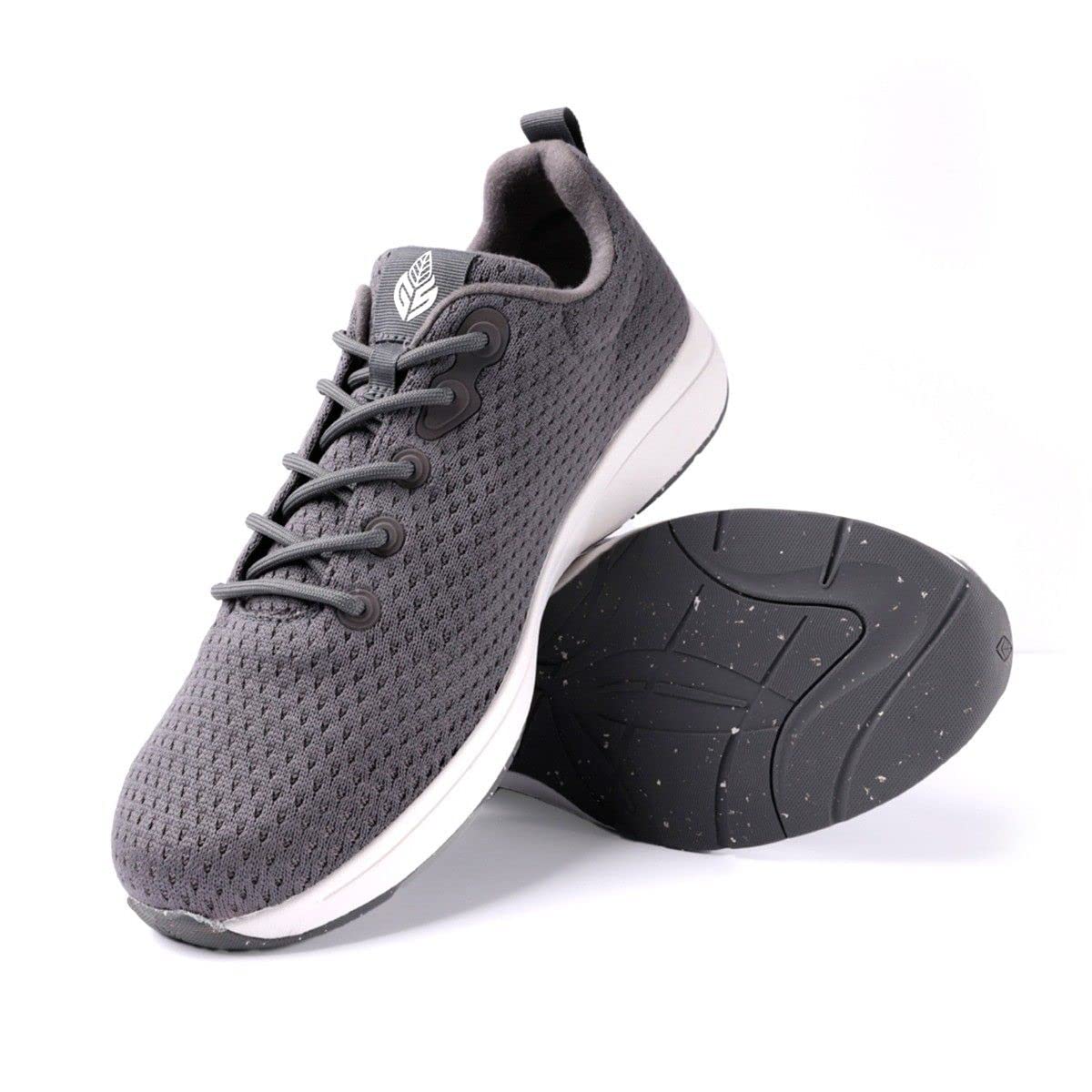 Green Steps Grey Arch Support buty sportowe na co dzień wykonane z trwałych materiałów. Wygodne i wspierające łagodzenie bólu stóp. 43 EU