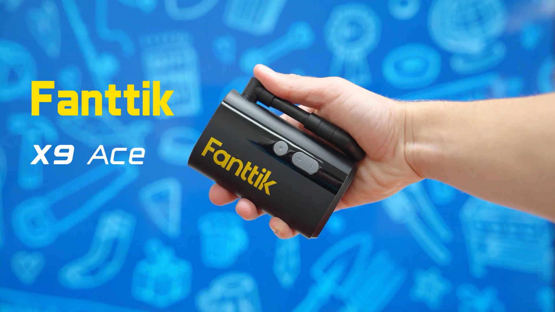 Fanttik X9 Ace Mini Electric Bike Pump, 150PSI, 32s Inflate, Auto Stop