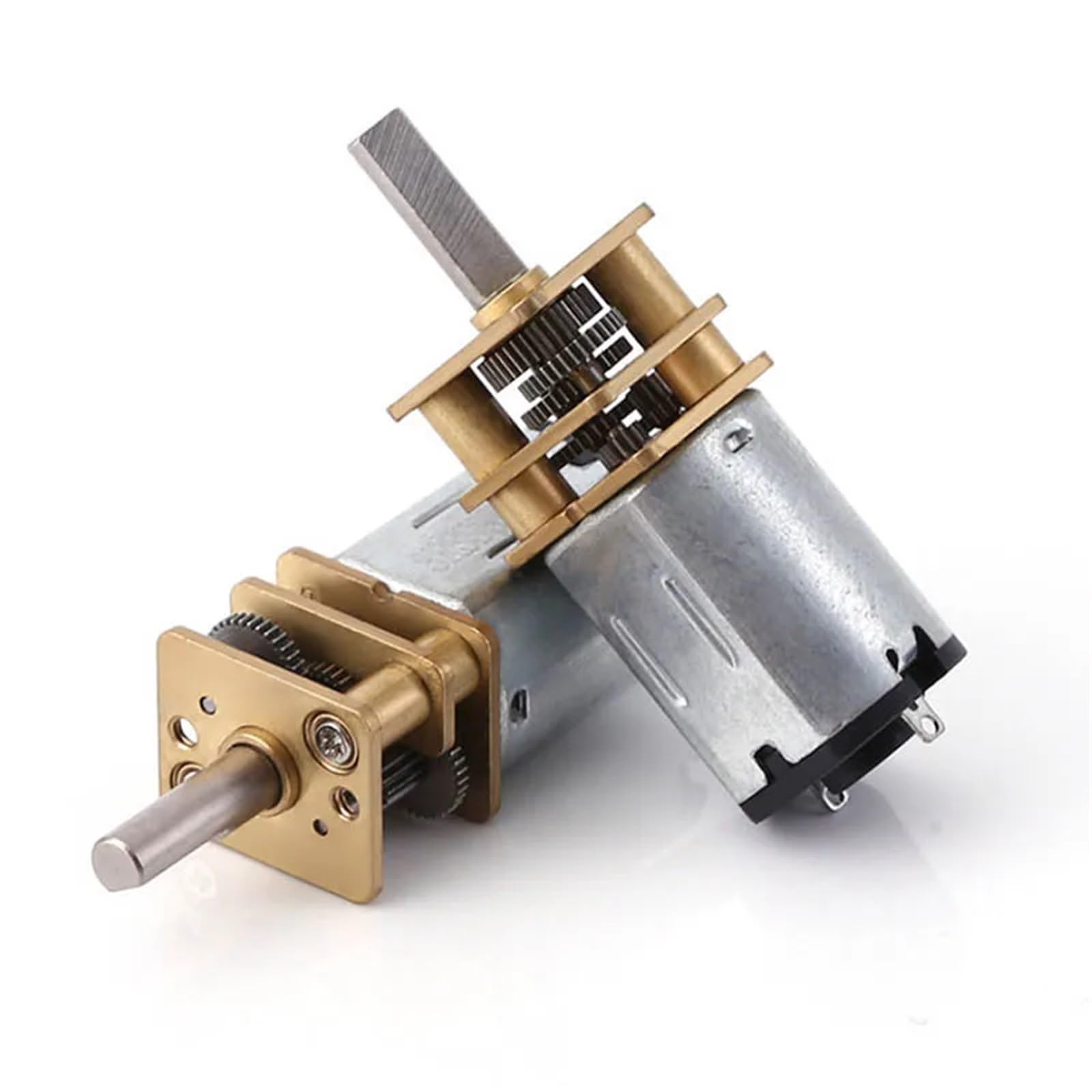 Silnik elektryczny z przekładnią DC N20 3 V/6 V/12 V z małym metalowym silnikiem o niskiej prędkości od 3 do 4000 obr./min do koła zębatego, inteligentny zamek, robot zabawkowy DIY (400_12V)