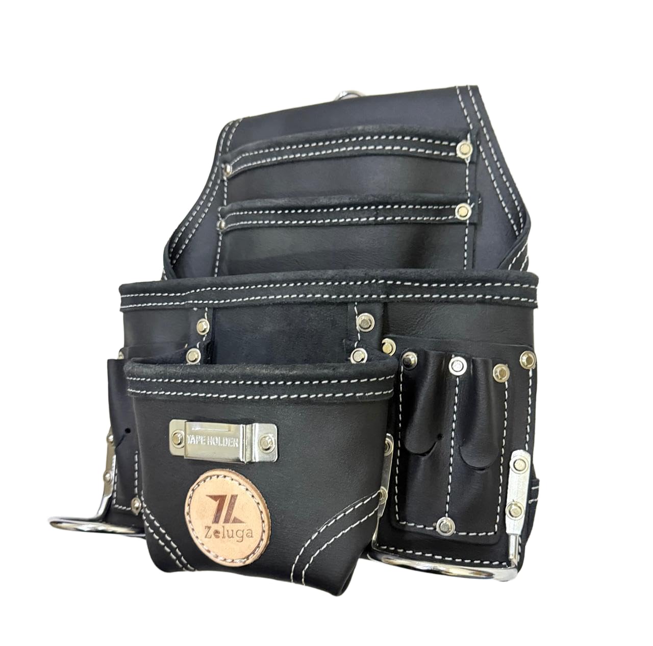 Zeluga 20-117 10 Pocket Rigger Heavy Duty Leather Tool Bag