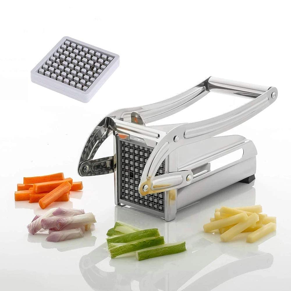 Stainless Steel Potato Chips Maker Machine Fry chip Cutter Home Strip
