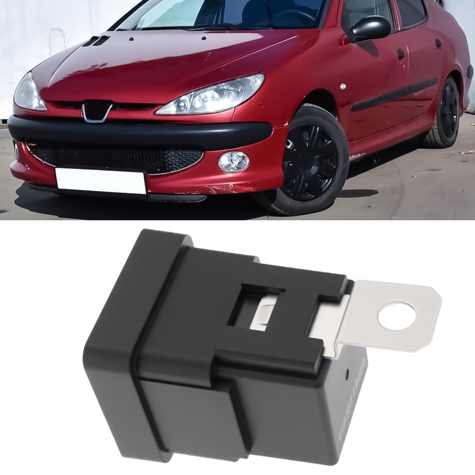 EMSea Samochodowy przekaźnik 5-pinowy G8JN-1C6T-F-R-DC12 kompatybilny z GM 2555 3447 kompatybilny z Bosch 0332204184, 12V 30A