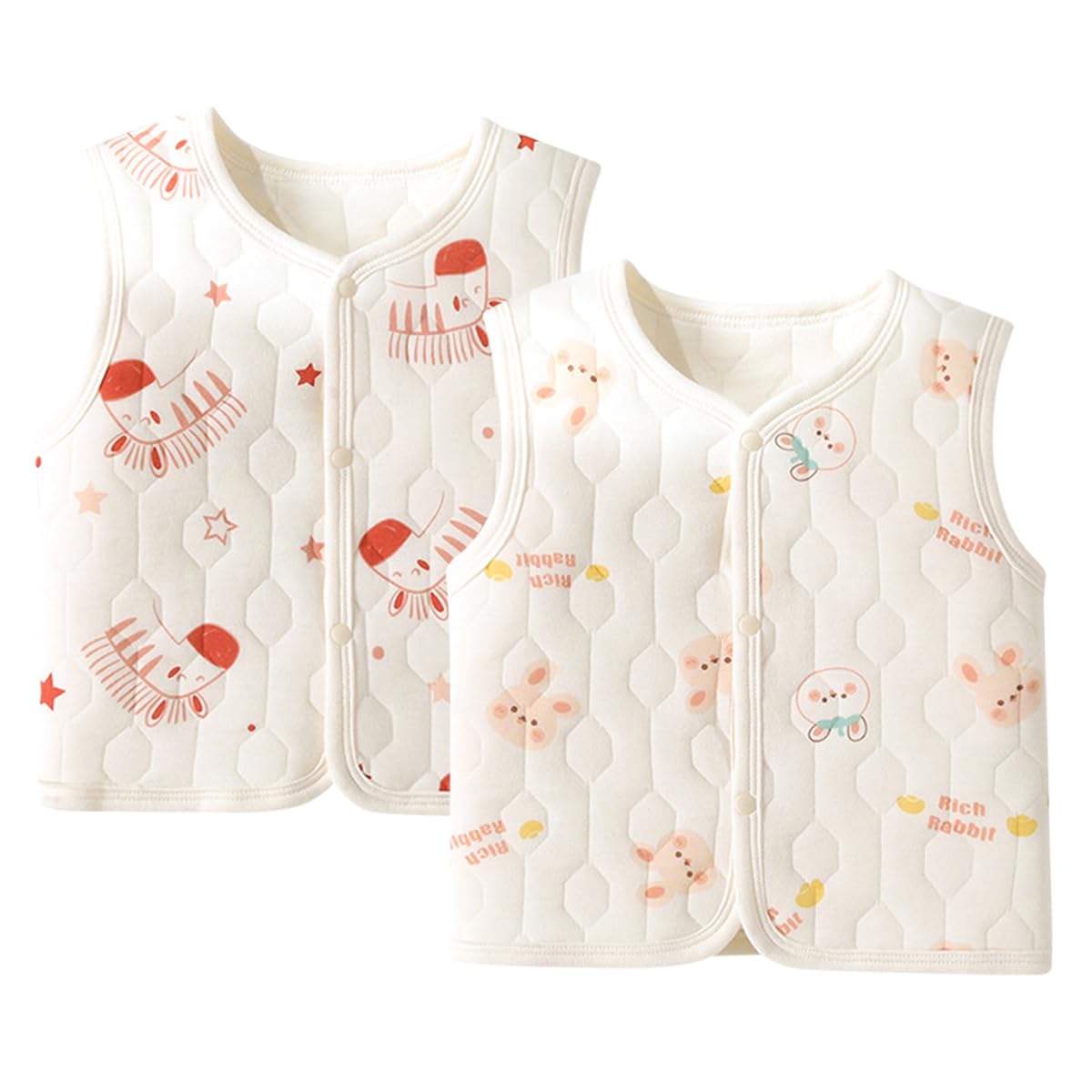 Gilet sans Manches Bébé Fille Garçon 6 9 12 24 mois Automne Hiver Gilet Débardeur Coton Chaud Bébé Fille 1 2 ans Manteau Outwear Veste sans Manches Doux Casual Sous Vêtement