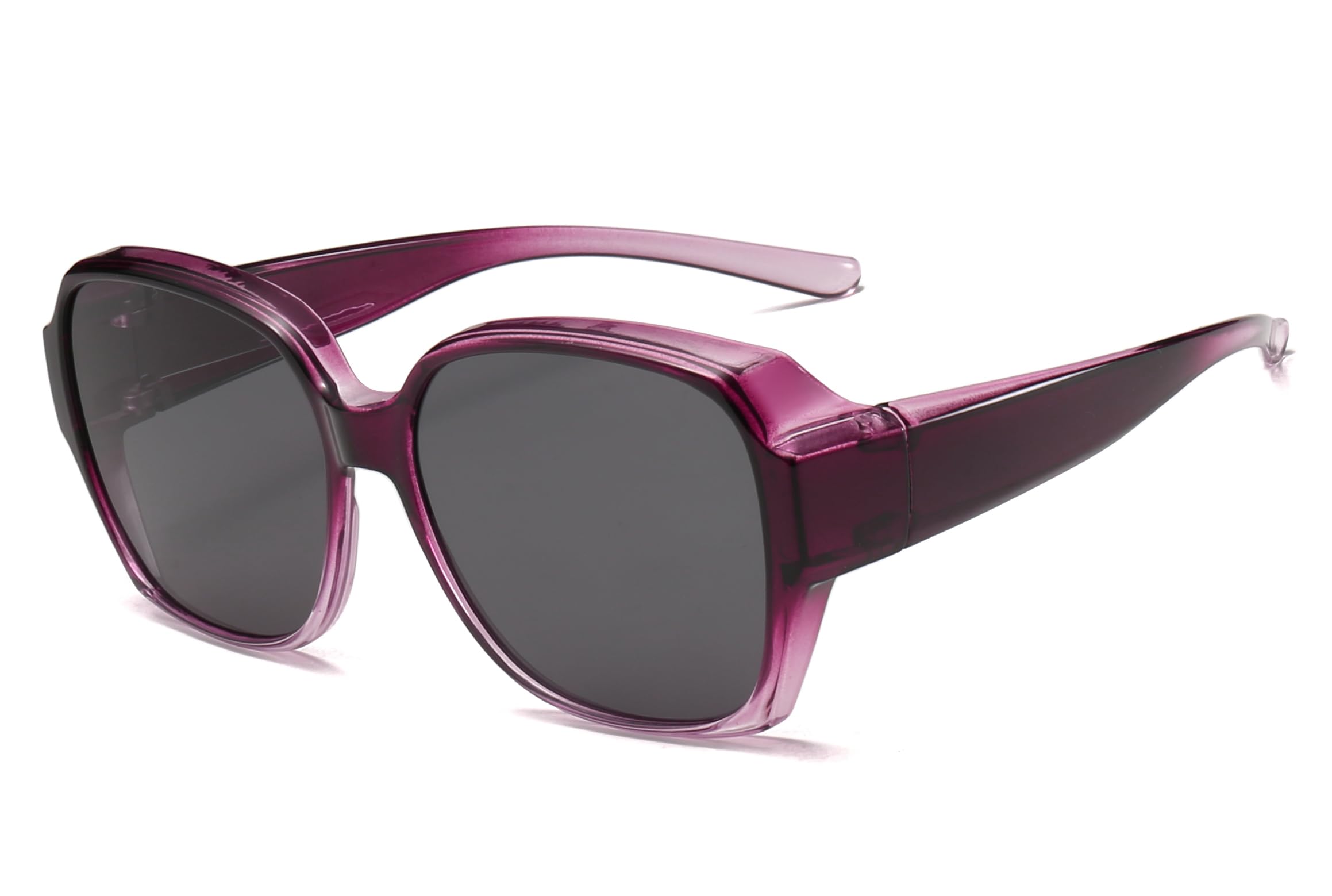 Farrobor Polarisiert Sonnenbrille Über Normale Brille - Überzieh Sonnenbrille Damen mit UV400 Sonnenüberbrille für Brillenträger Herren Damen