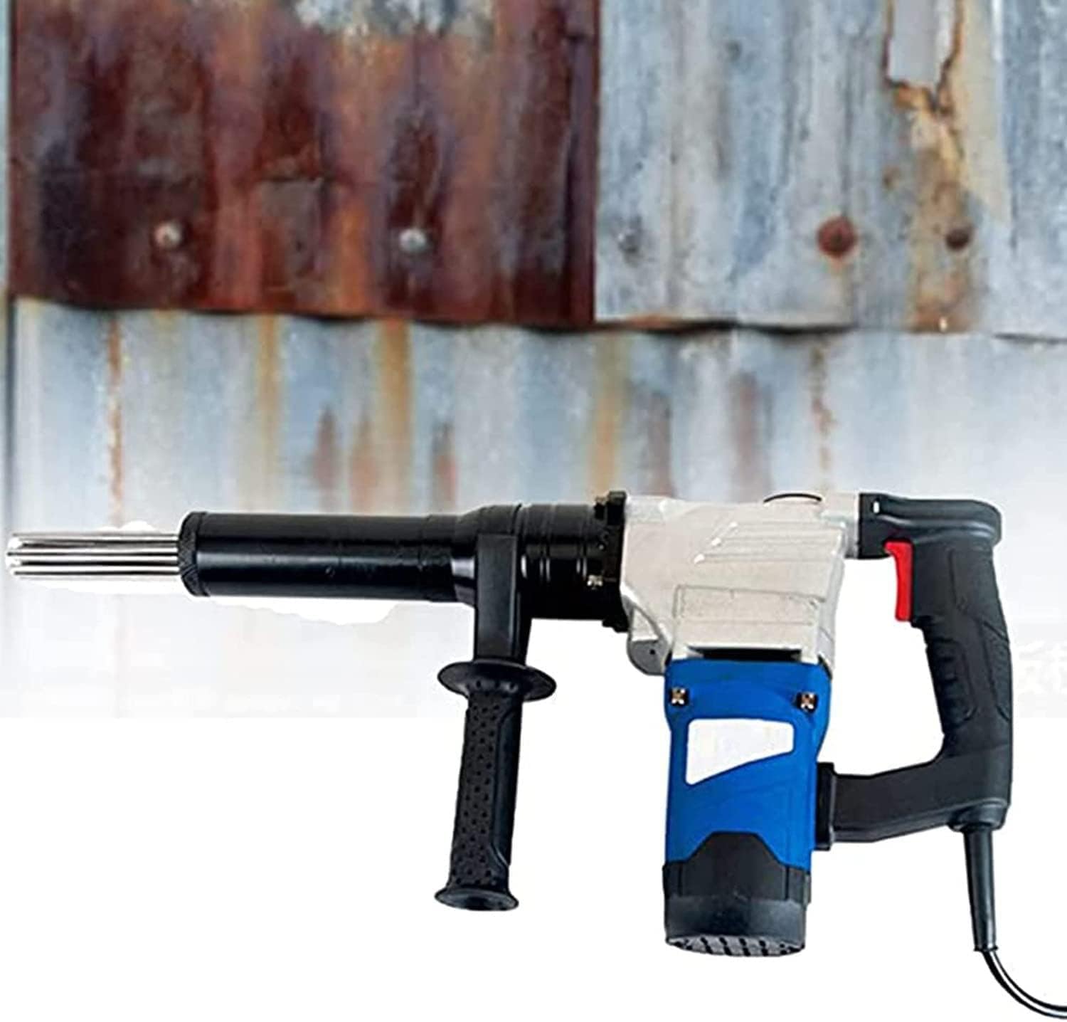 1100W Electric Needle Derusting Gun, Needle Type Rust Remover Cleaning Machine, Electric Needle Scaler for Removal of Rust, Weld Slag and Paint