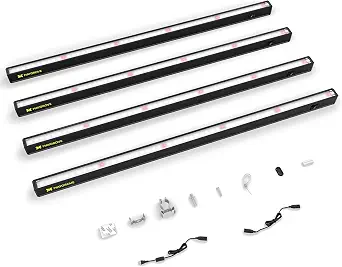 Maygrove T5 Grow Lights for Indoor Plants 2FT, Red-Enhanced Full Spectrum 5000K, 60W (4 Pack)