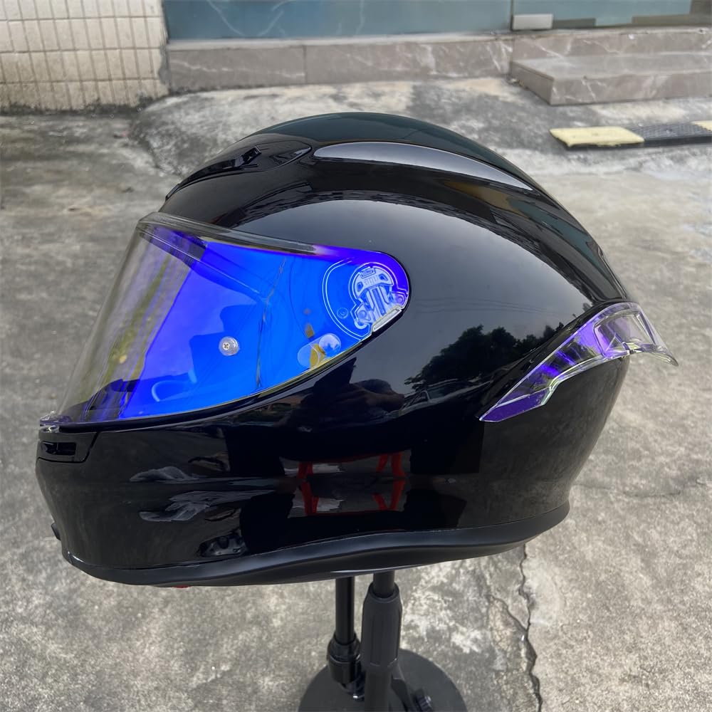BSTOP K6 Spoiler Refit for AGV K6 Rear Spoiler Decoration Helmet Accessories (Revo Clear Blue) : Automotive