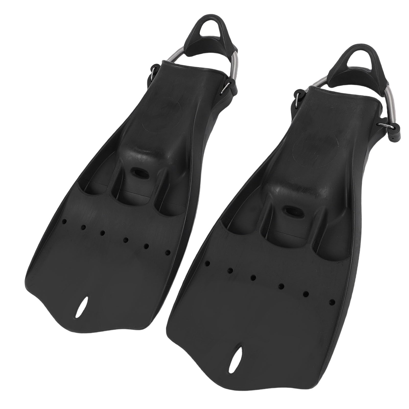 RiToEasysports Aletas de Buceo 2 Piezas con Hebillas Ajustables de Resorte, Aletas de Goma para Snorkel para Natación, Freediving