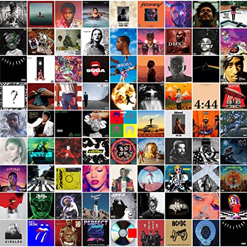 Unique America 150 Pcs | Posters Wall Collage Kit, Album Cover Posters, Posters For Room, Music Posters, Band Posters, Rapper Posters, Wall Posters, Rap Posters, Posters For Bedroom 6X6 Inch Total 80 #TOP1